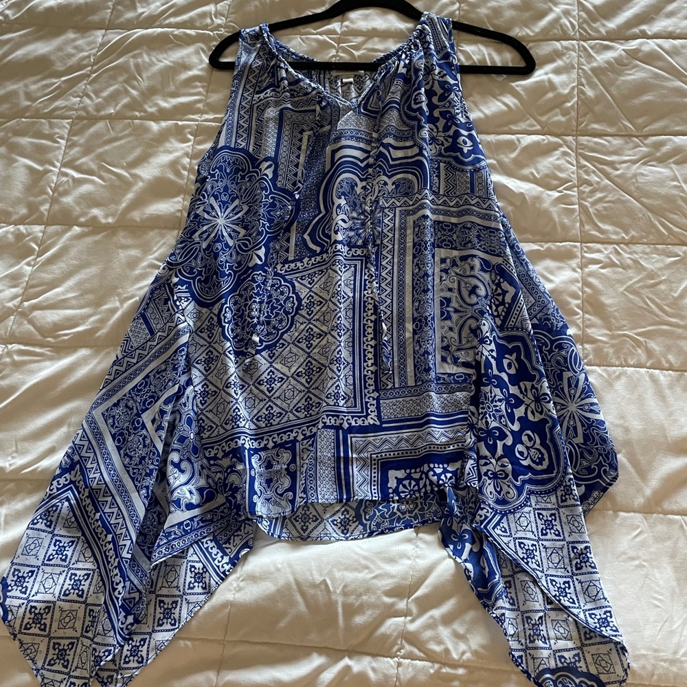 Sheer fancy top